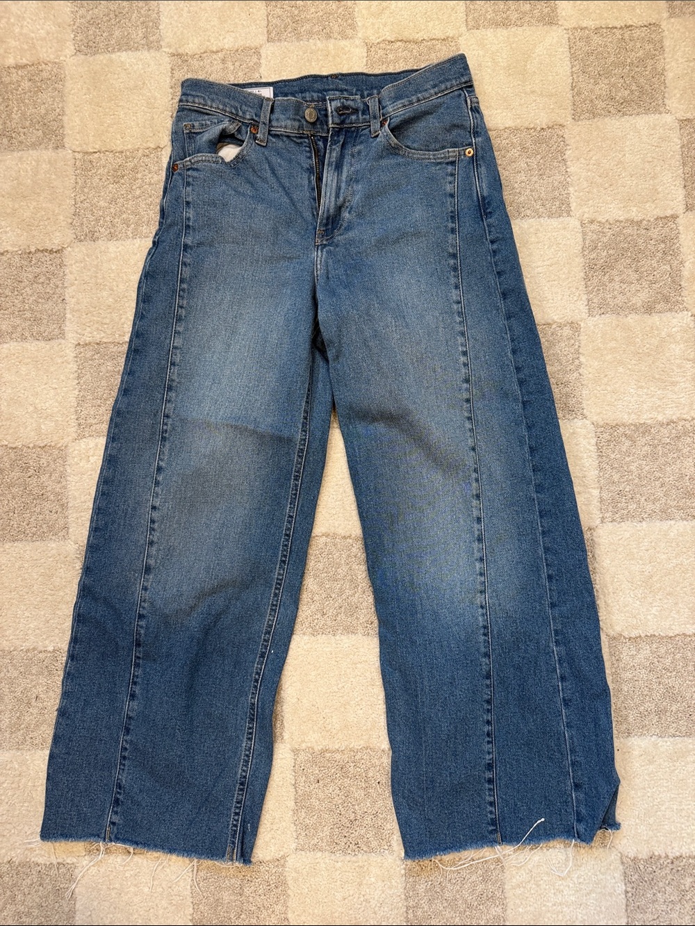 Gap High Rise Stride Ankle Jean for Women, size 27